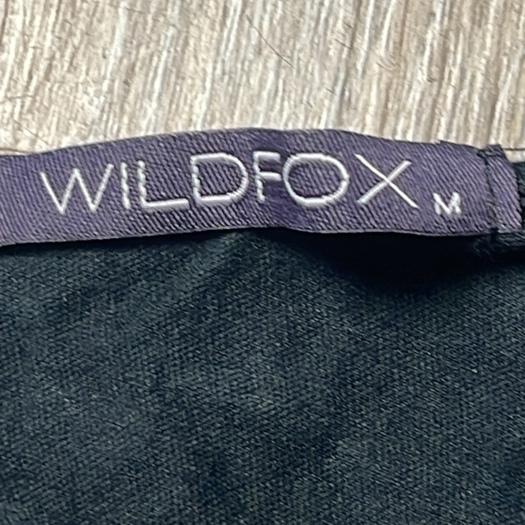 Wild Fox Racer Back Black Tank Top Multiple Sizes - Picture 7 of 10